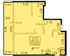 1 Dormitorio Habitaciones, 10 Habitaciones Habitaciones,1 BañoBathrooms,Departamentos,En Venta,1404