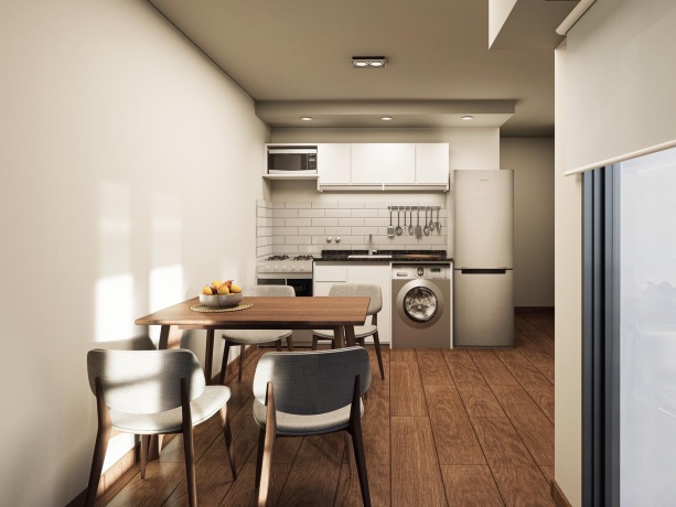 1 Dormitorio Habitaciones, 0 ,1 BañoBathrooms,Departamentos,En Venta,0,1581